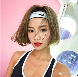 韩国短发大眼网红,韩国网红的时尚风采
